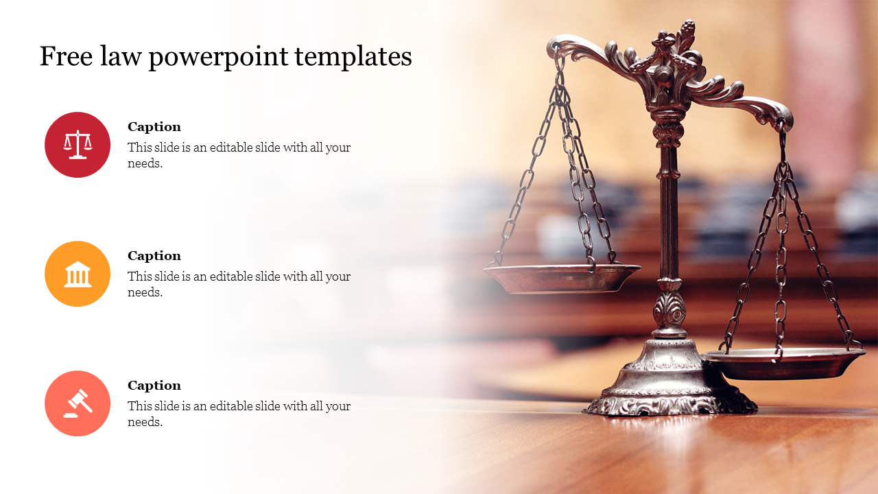 Free Law PowerPoint Templates Design For Presentation